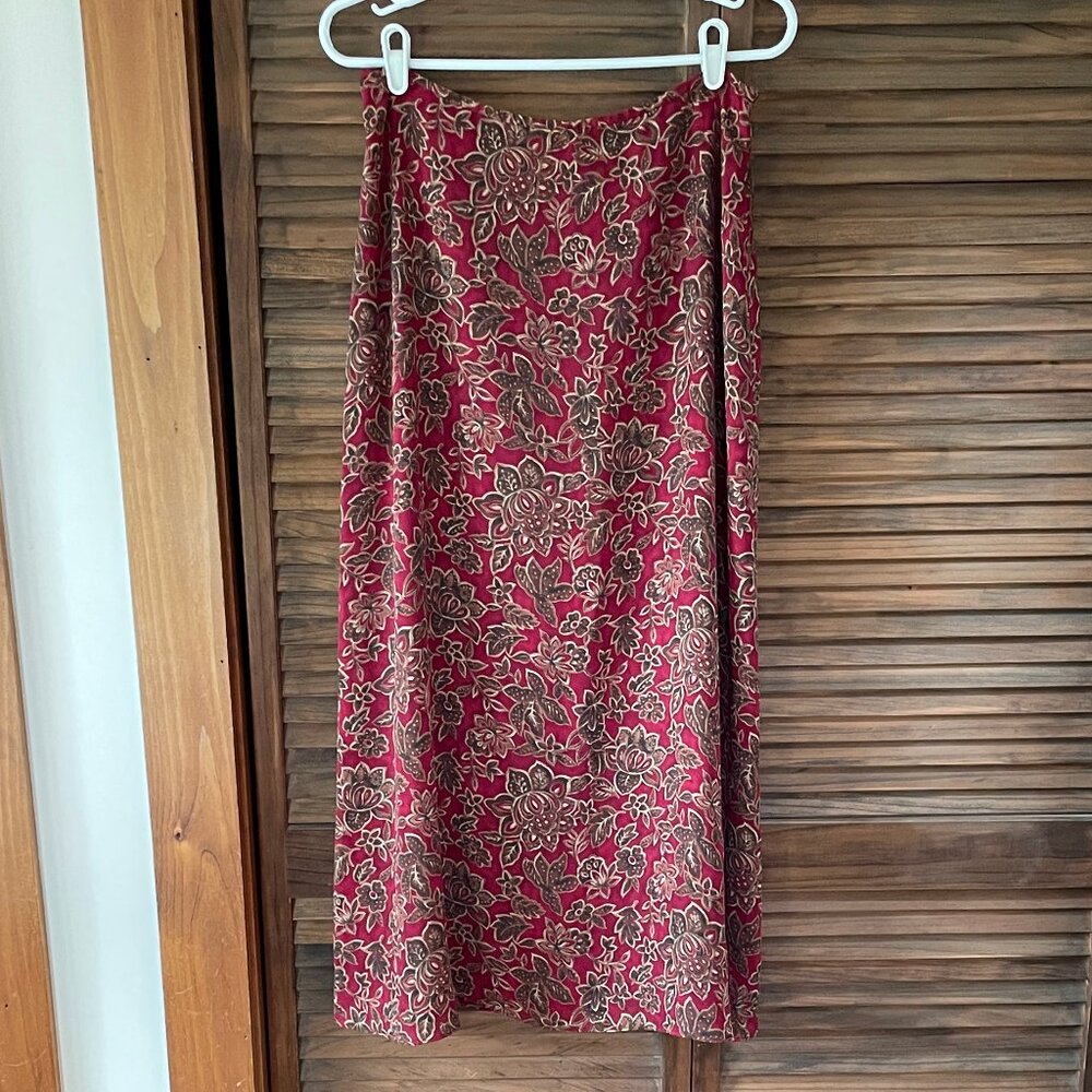 Gorgeous Autumnal Lined Maxi Skirt (10)
